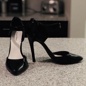 Black Heels w/ Ankle Strap D’orsay Style
